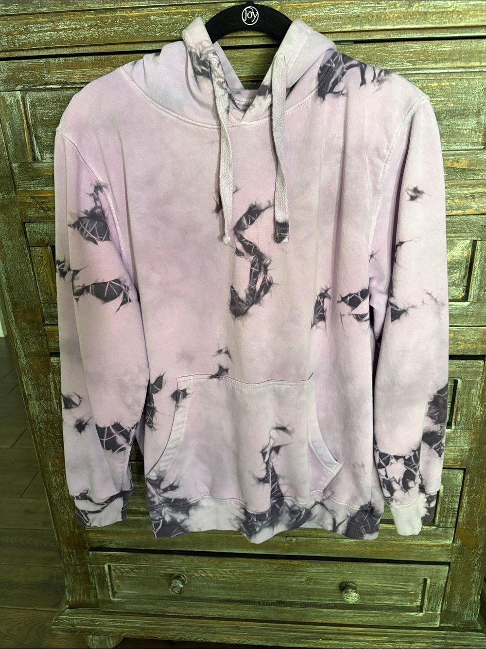 Paperbacks Lavender Tie-Dye Hooded Zip-Up Sweatshirt
